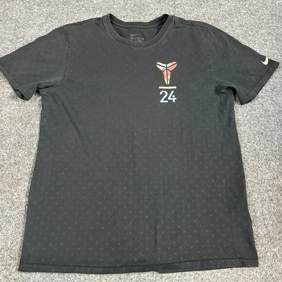 Kobe Bryant Womens T-shirt XL Black Mamba Logo Polka Dot Nike - Picture 1 of 7